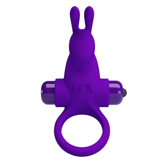 PRETTY LOVE - ANILLO VIBRADOR I RABBIT PARA PENE MORADO