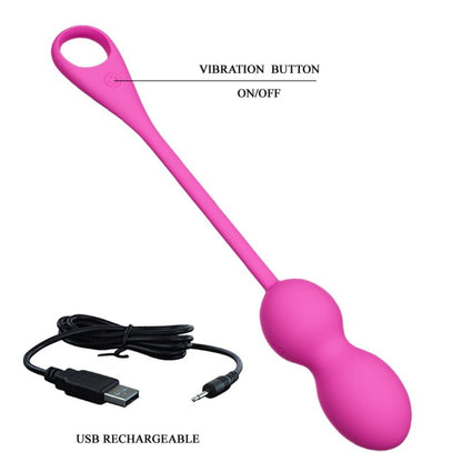 PRETTY LOVE - ELVIRA PINK RECHARGEABLE VIBRATING BALLS