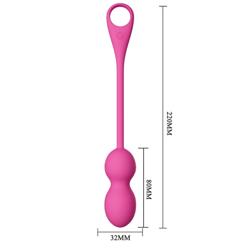 PRETTY LOVE - ELVIRA PINK RECHARGEABLE VIBRATING BALLS