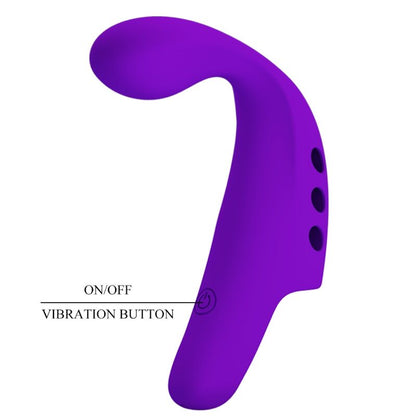 PRETTY LOVE - VIBRATEUR DE DOIGT RECHARGEABLE VIOLET GORGON