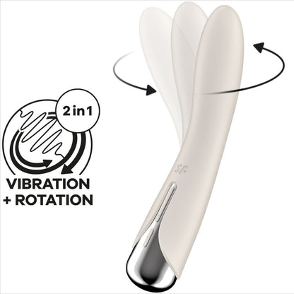 SATISFYER - SPINNING VIBE 1 G-SPOT ROTATOR VIBRATOR RED