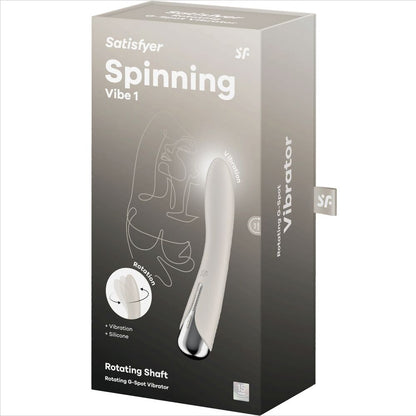 SATISFYER - SPINNING VIBE 1 G-SPOT ROTATOR VIBRATOR RED