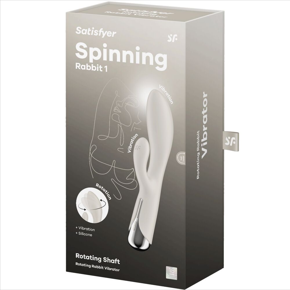 SATISFYER - SPINNING RABBIT 1 CLITORIS AND RED G-SPOT STIMULATION