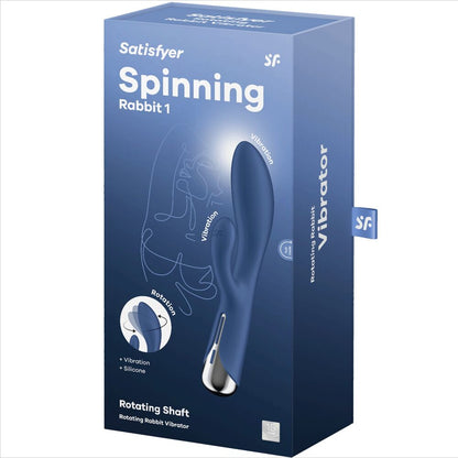 SATISFYER - SPINNING RABBIT 1 CLITORIS AND RED G-SPOT STIMULATION