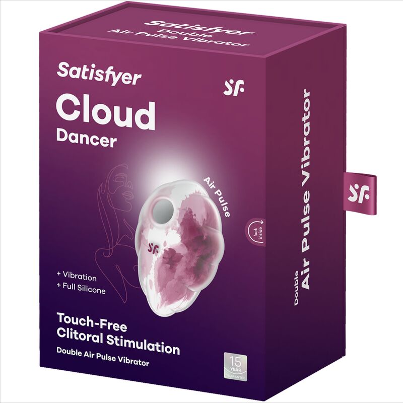 SATISFYER - CLOUD DANCER GREEN AIR PULSE VIBRATOR