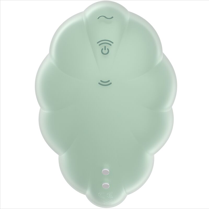 SATISFYER - CLOUD DANCER GREEN AIR PULSE VIBRATOR