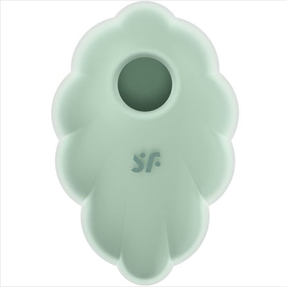 SATISFYER - CLOUD DANCER GREEN AIR PULSE VIBRATOR