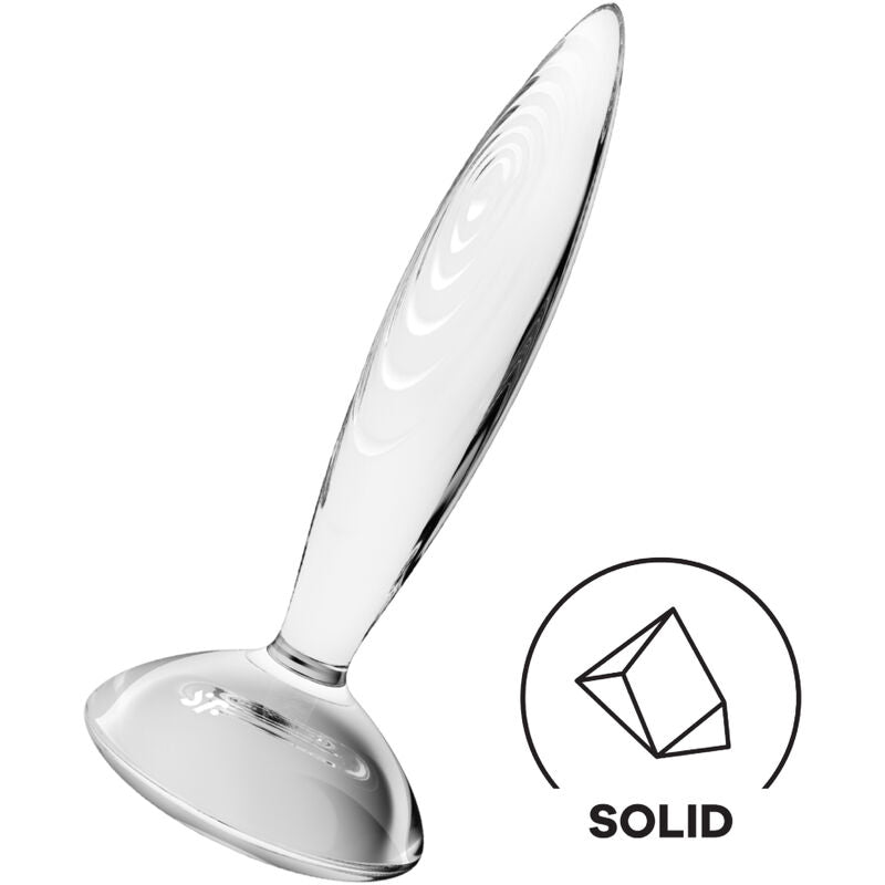 SATISFYER - PLUG ANAL DE CRISTAL BRILLANTE