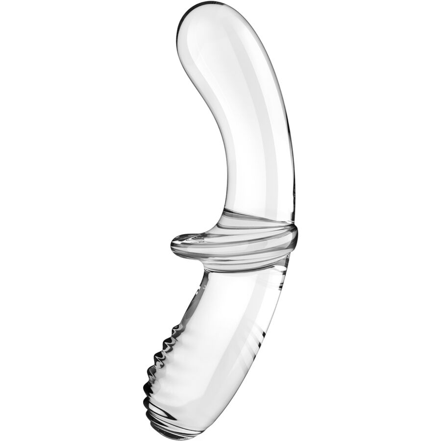 SATISFYER - DOUBLE DILDO CRISTAL TRANSPARENT