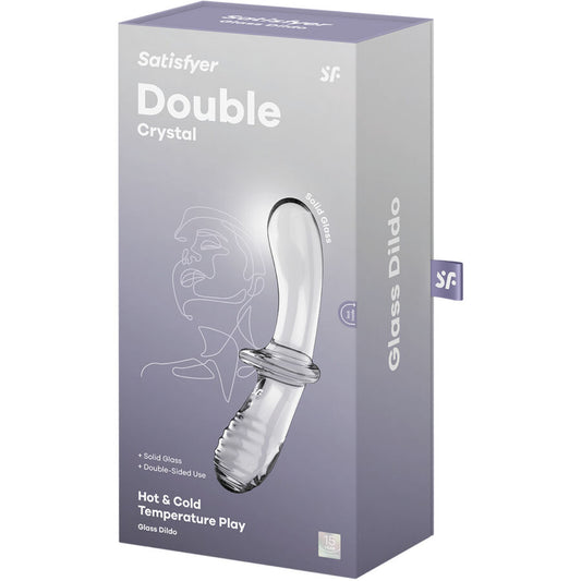 SATISFYER - DOUBLE GODE CRISTAL TRANSPARENT