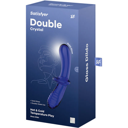 SATISFYER - DOUBLE DILDO CRISTAL TRANSPARENT