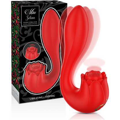 MIA - STIMULATEUR SELENA VIBRANT + TAPPING ROUGE