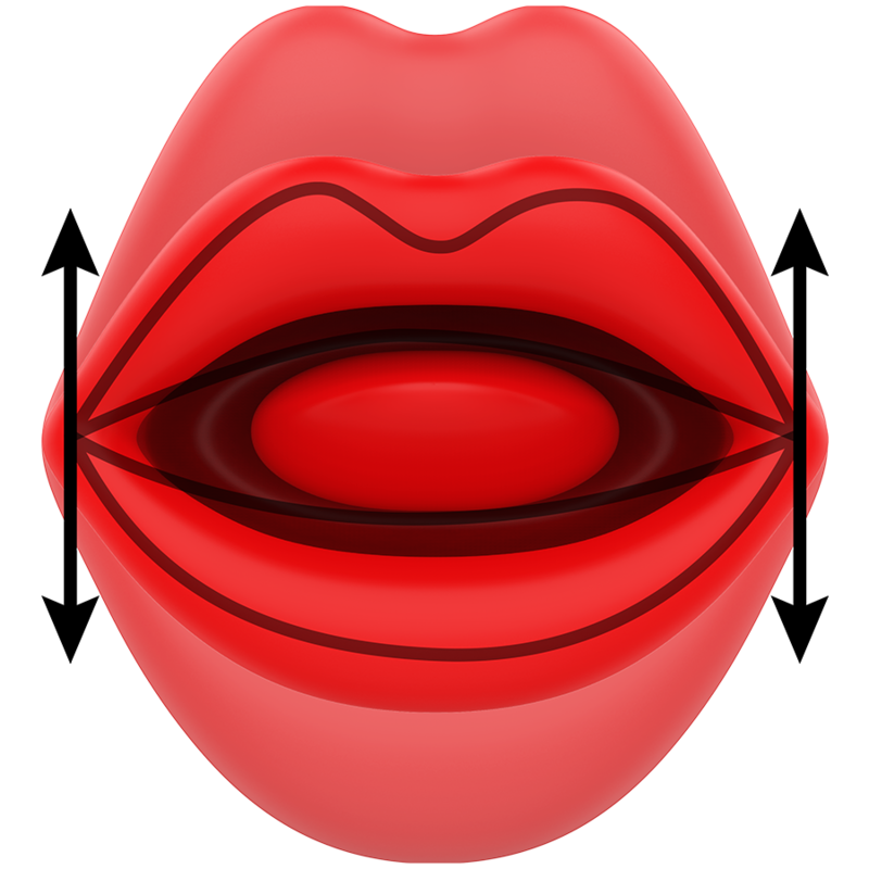 MIA - SIENA DUO TRIPLE PLAISIR BAISER-LÉCHER-VIBRATION