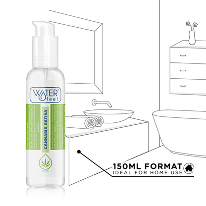 LUBRICANTE WATERFEEL CANNABIS 150 ML