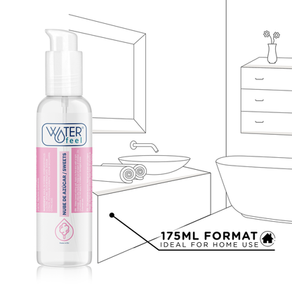 LUBRICANTE WATERFEEL - NUBE DE AZÚCAR 175 ML