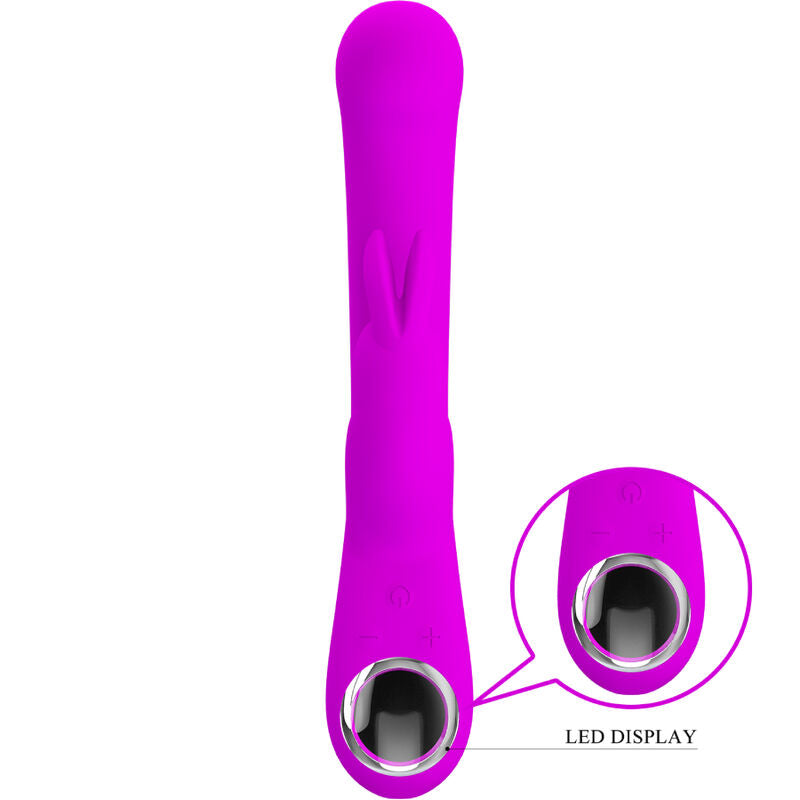 PRETTY LOVE - VIBRADOR CONEJO LAMAR Y PUNTO G VIOLETA