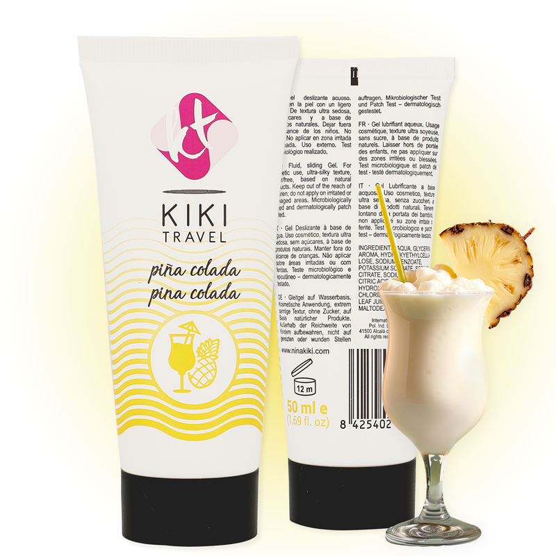 KIKÍ TRAVEL - LUBRICANTE PINA COLADA 50 ML