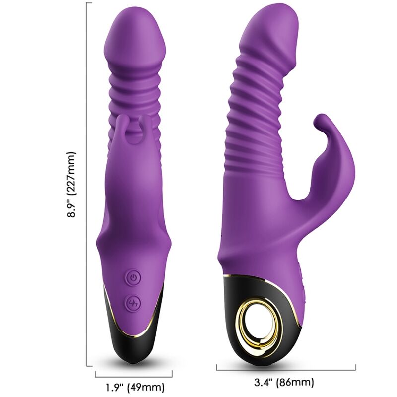 ARMONY - ZING DILDO VIBRATOR RABBIT PURPLE