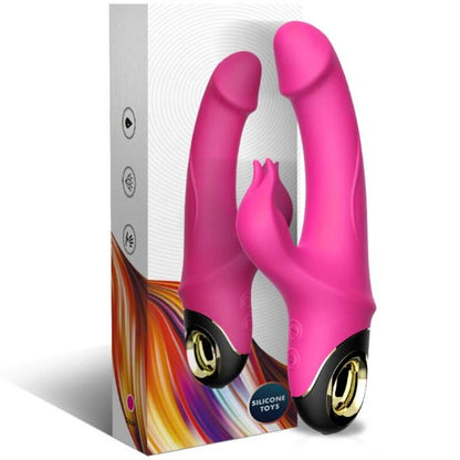 ARMONY - METEROR DILDO VIBRATEUR RABBIT ROTATOR FUCHSIA