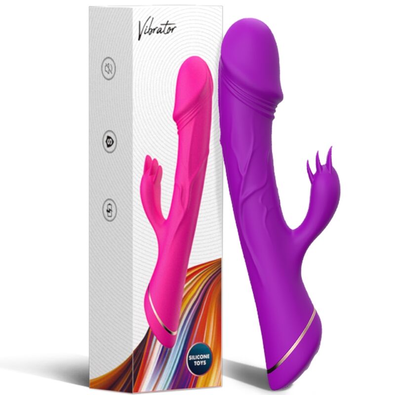 ARMONY - DILDO VIBRATEUR RABBIT SILICONE VIOLET