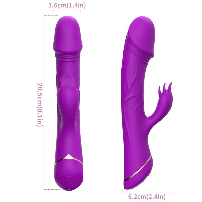 ARMONY - DILDO VIBRATEUR RABBIT SILICONE VIOLET