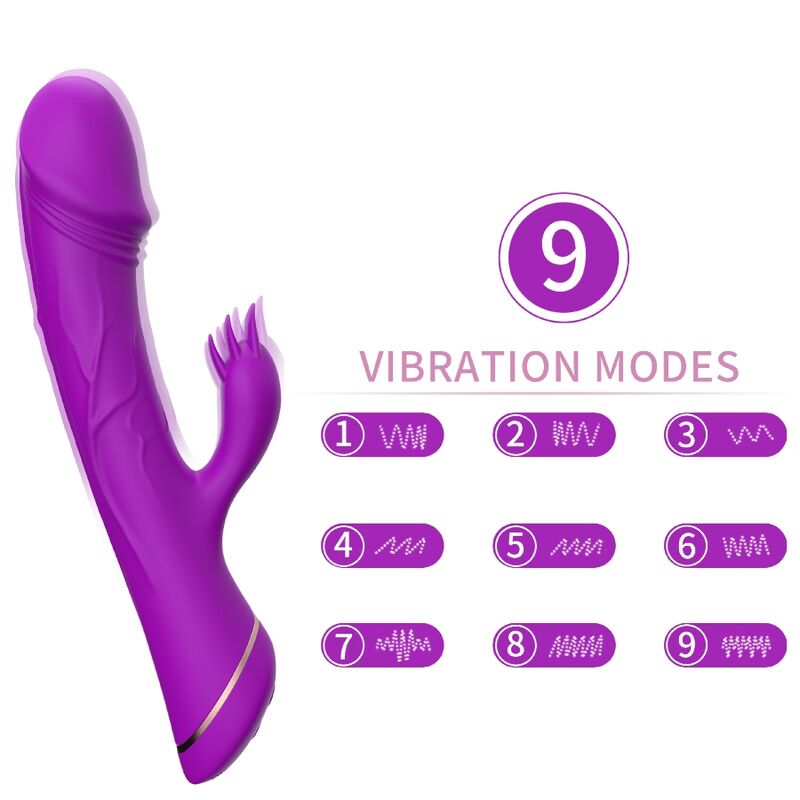 ARMONY - DILDO VIBRATEUR RABBIT SILICONE VIOLET