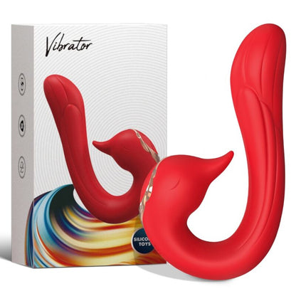 ARMONY - DELFIN VIBRATOR MULTIPOSITION & HEAT EFFECT RED