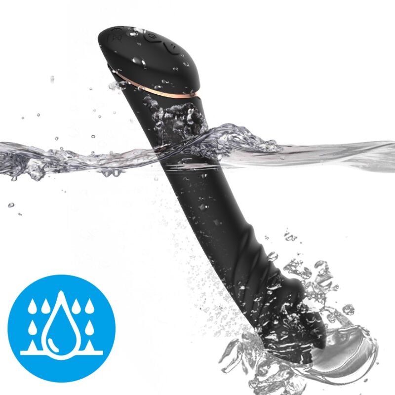 ARMONY - DILDO VIBRATEUR SILICONE NOIR