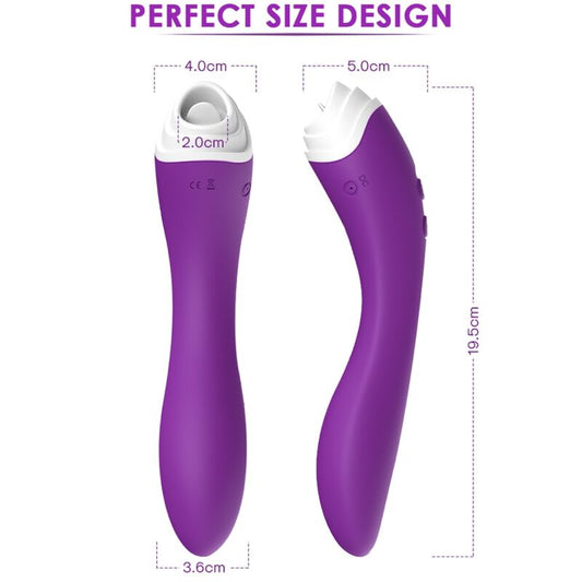ARMONY - STIMULATEUR DE CLITORIS ET DE LANGUE FAIRYLAND &amp; VIBRATEUR VIOLET