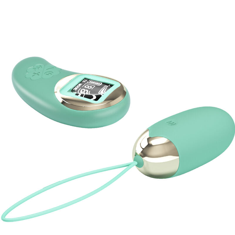 PRETTY LOVE - GREEN REMOTE CONTROL VIBRATING EGG MINE