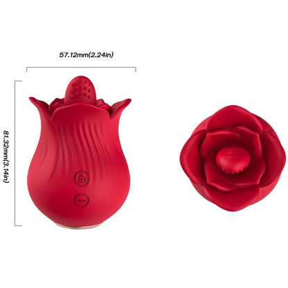 ARMONY - ROSE VIBRATEUR &amp; STIMULATEUR ROUGE