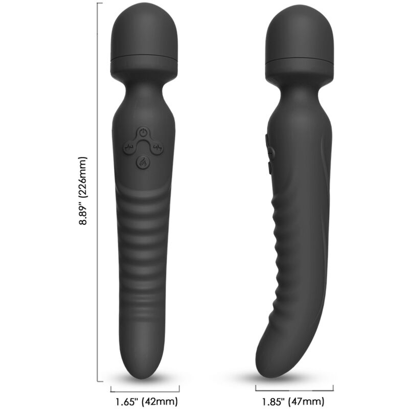 ARMONY - MISSION MASSEUR &amp; VIBRATEUR EFFET CHALEUR NOIR