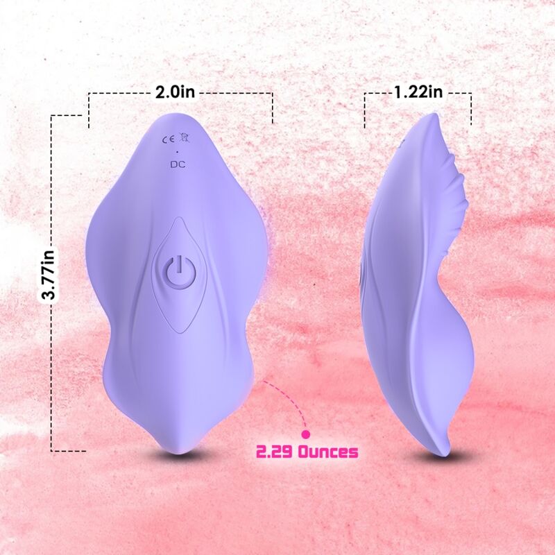 ARMONY - CULOTTE PORTABLE WHISPER VIBRATEUR TÉLÉCOMMANDE VIOLET