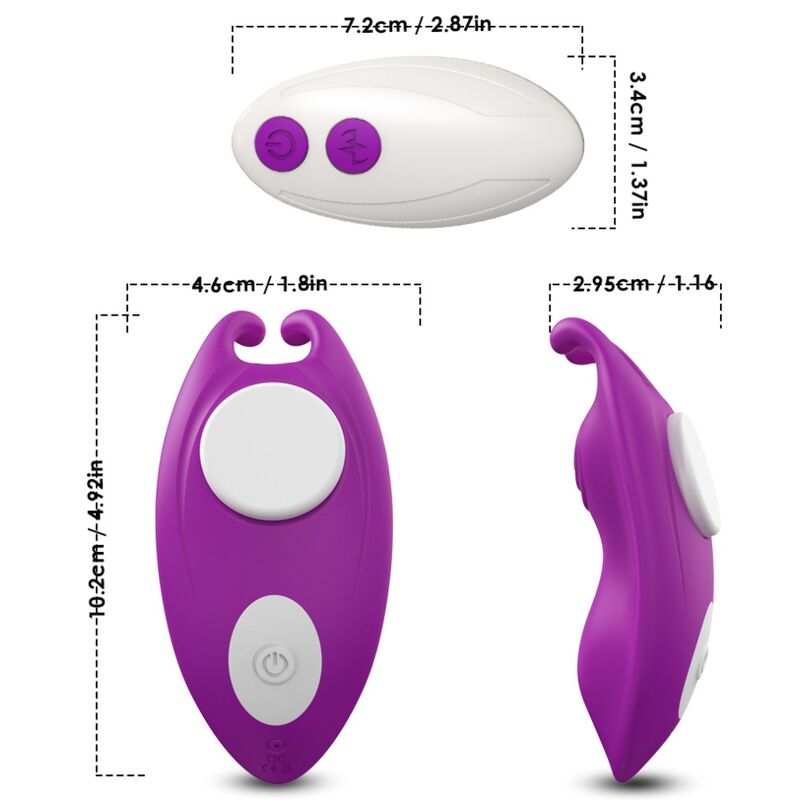 ARMONY - HONEYBEE CULOTTE PORTABLE VIBRATEUR POINT G TÉLÉCOMMANDE VIOLET