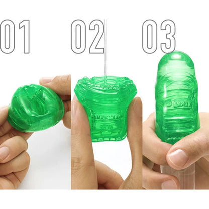 TENGA - UNI EMERALD MASTURBATOR THIMBLE