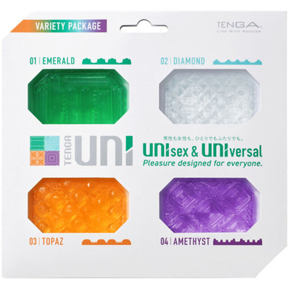 TENGA - MASTURBADOR UNI VARIEDAD DEDAL PACK 4 UNIDADES