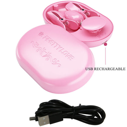 PRETTY LOVE - PINZAS DE ELECTROESTIMULACIÓN ROSA CAJA SORPRESA