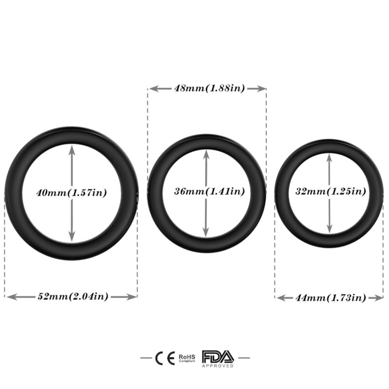 ARMONY - TRIPLE ANNEAU SILICONE LUMINEUSE