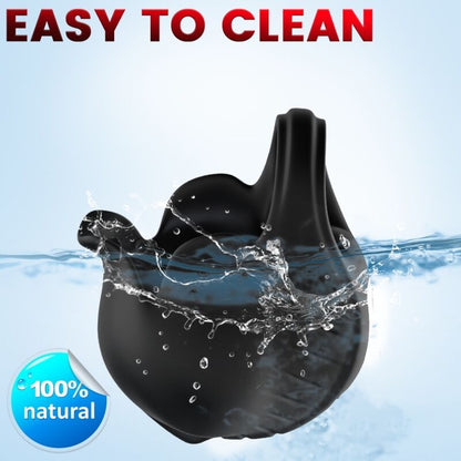 ARMONY - VENTOUSES ANNEAU VIBRANT TÉLÉCOMMANDE NOIR