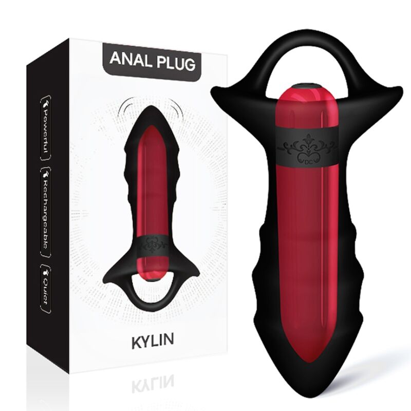 ARMONY - KYLIN DOIGT VIBRATEUR &amp; PLUG ANAL TÉLÉCOMMANDE NOIR