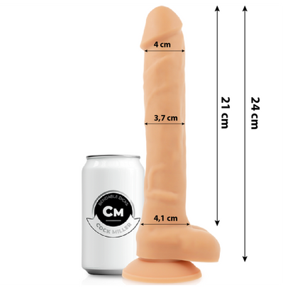 COCK MILLER - COCKSIL ARTICULABLE EN SILICONE DENSITÉ 24 CM