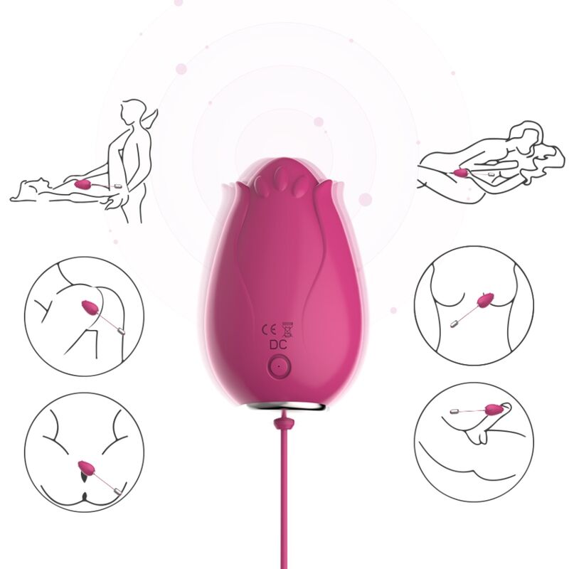 ARMONY - MANDALA EGG VIBRATOR G-SPOT REMOTE CONTROL FUCHSIA