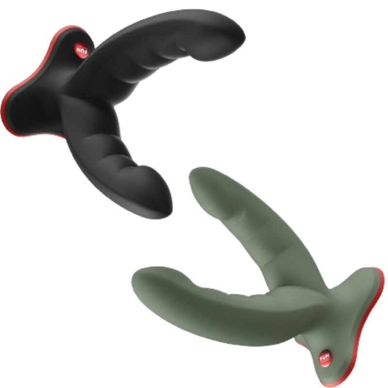 FUN FACTORY - RYDE DOUBLE DILDO & MASSAGER GREEN