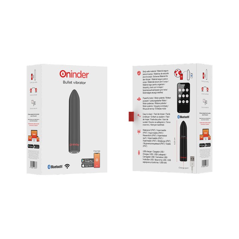 ONINDER - BERLIN VIBRATING BULLET BLACK - APPLICATION GRATUITE