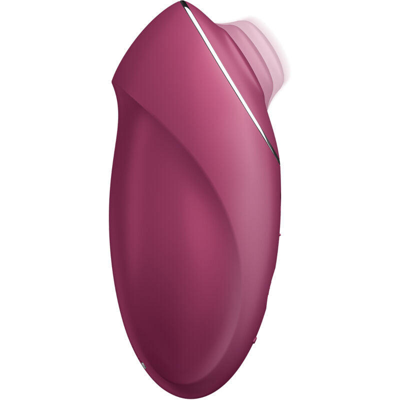 SATISFYER - TAP &amp; CLIMAX 1 VIBRATEUR À LAY-ON ROUGE