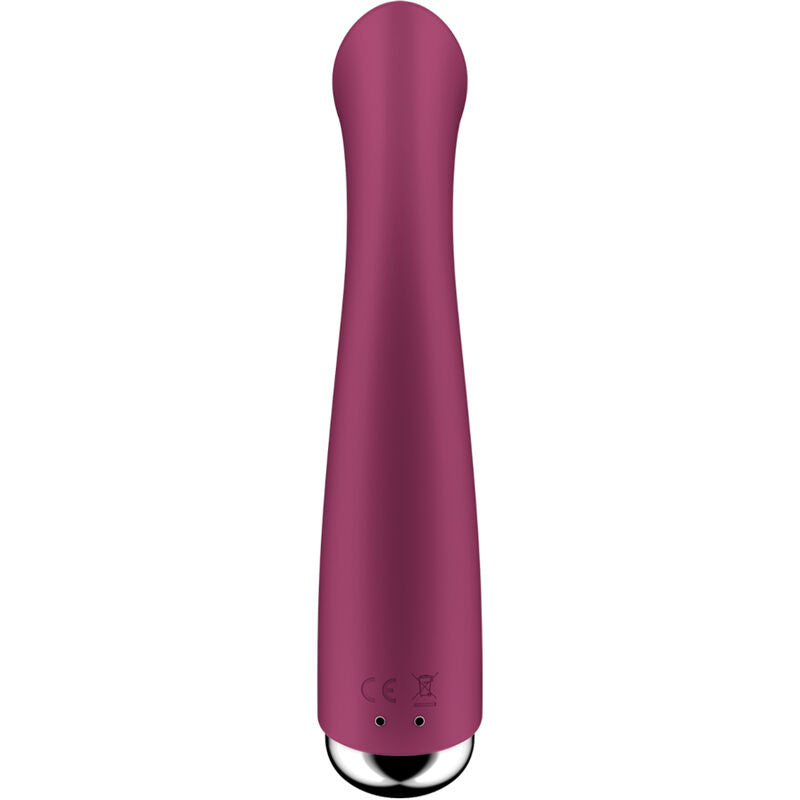 SATISFYER - VIBRATEUR ROTATIF SPINNING G-SPORT 1 ROUGE