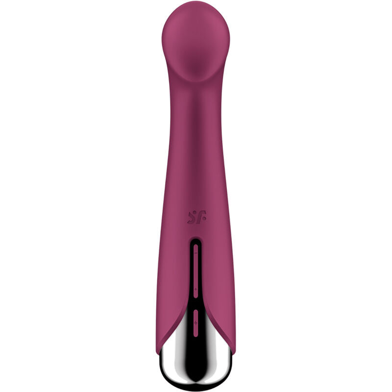 SATISFYER - VIBRATEUR ROTATIF SPINNING G-SPORT 1 ROUGE