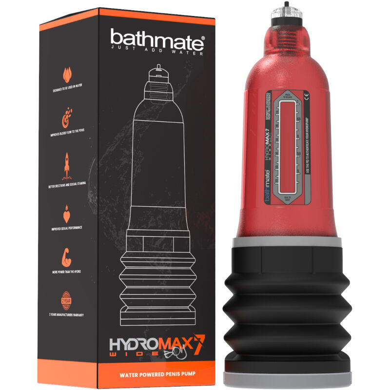 BATHMATE - HYDROMAX 7 WIDE BOY X30 RED