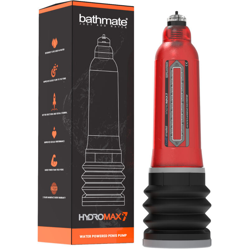 BATHMATE - BOMBA PARA AUMENTAR EL PENE HYDROMAX 7 RED