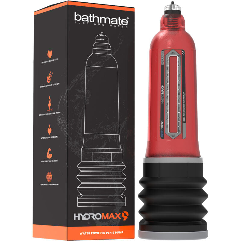 BATHMATE - BOMBA PARA AUMENTAR EL PENE HYDROMAX 9 RED